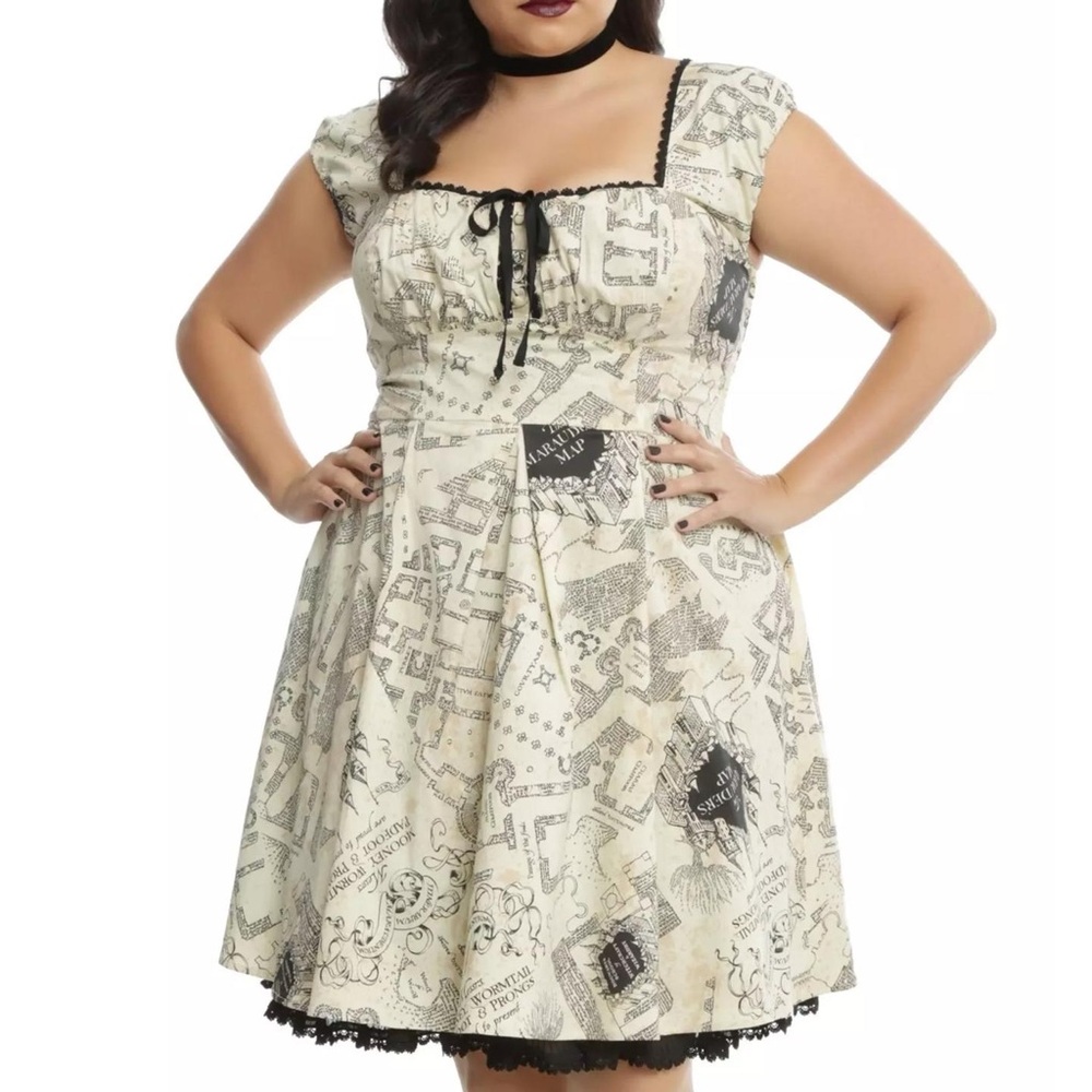 Torrid Maurauders Map dress
